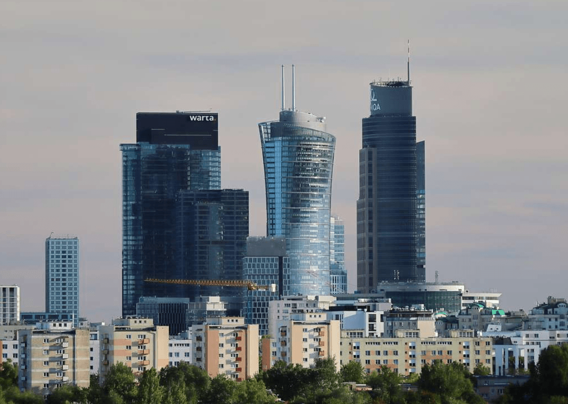 Wieżowce w warszawskiej Woli. Centrum usług dla biznesu w Polsce kwitło, ale te czasy się kończą