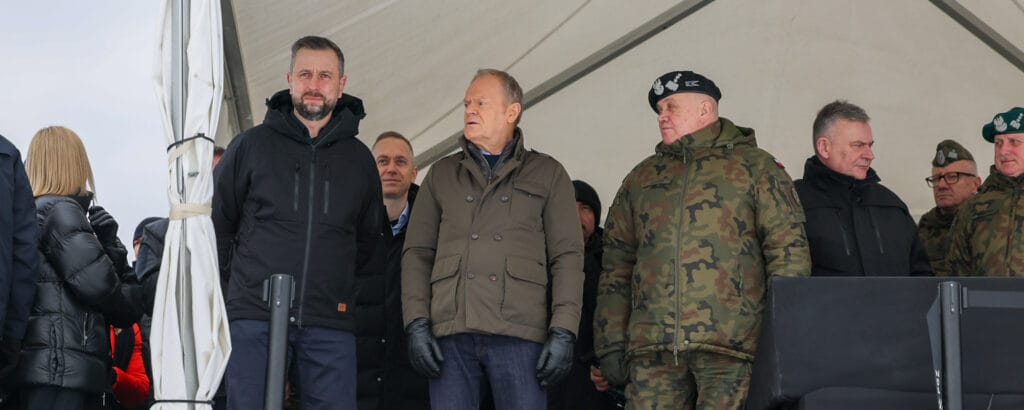 Premier Donald Tusk wraz z Kosiniakiem Kamyszem