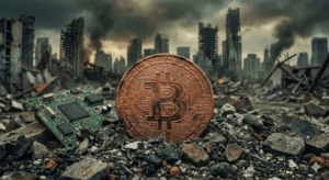 Bitcoin w zgliszczach