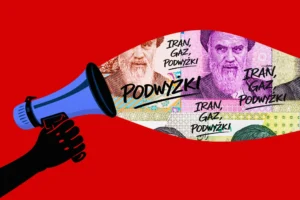 Megafon, pieniądze, Iran, protesty