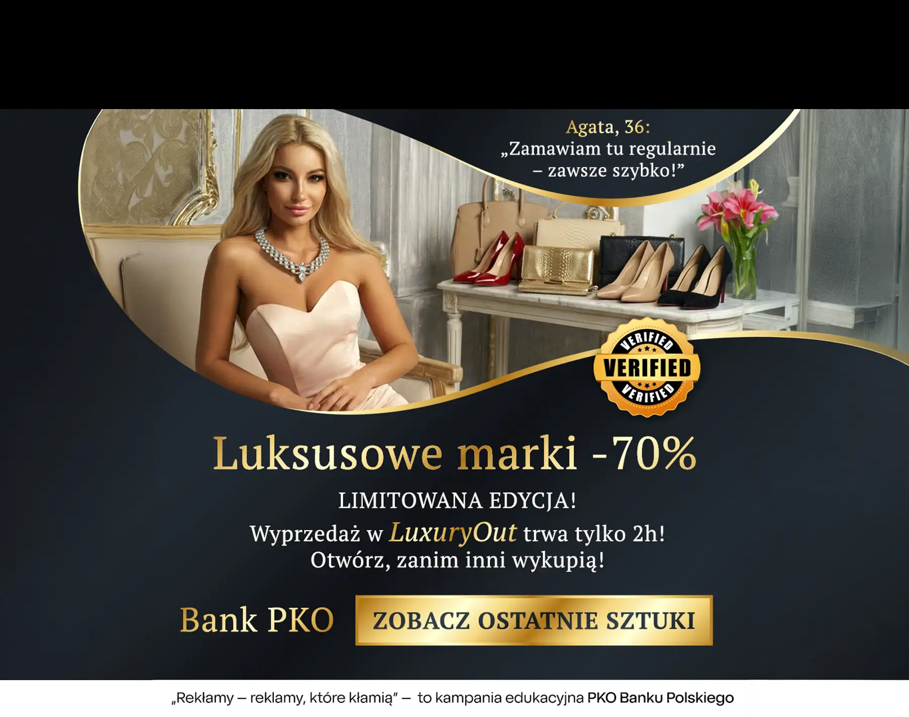 Luksusowe marki, promocja -70%