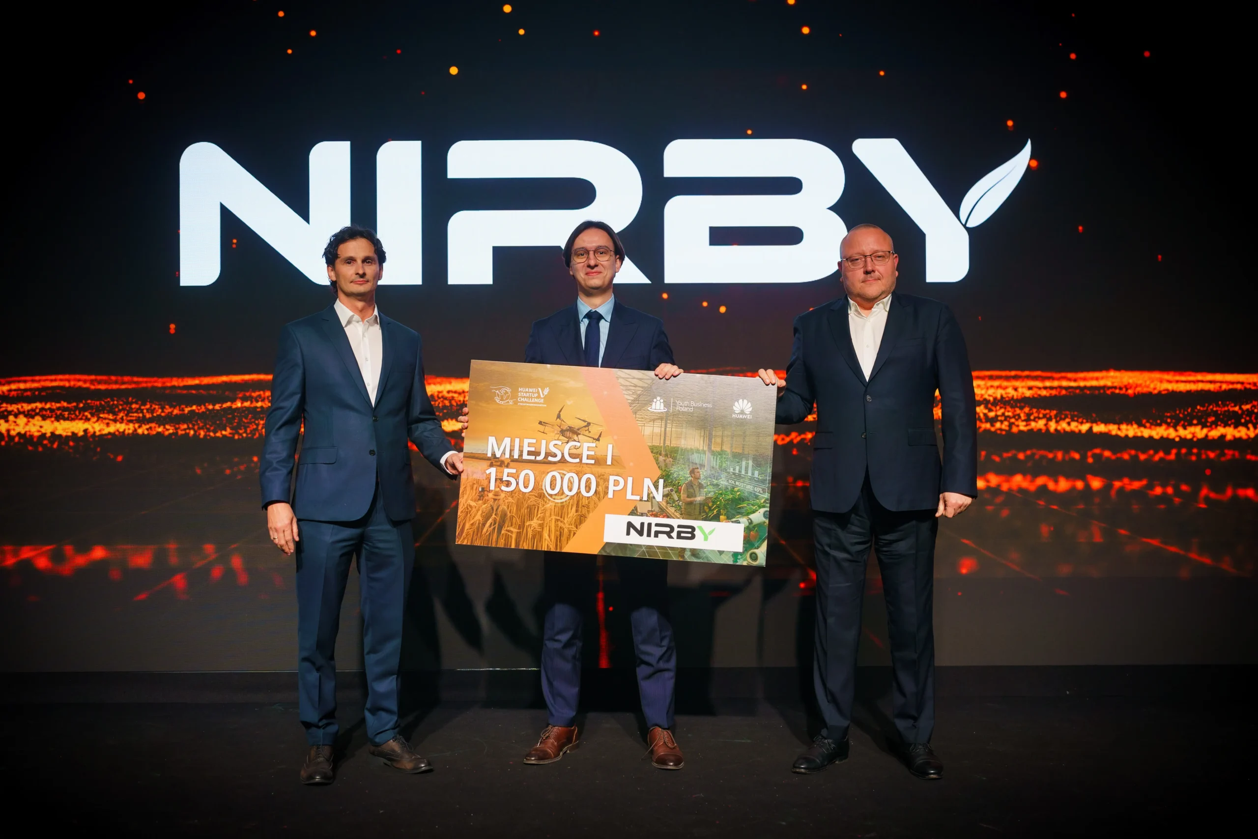 Nirby, zwycięzcy Huawei Startup Challenge, wraz z nagrodą finansową