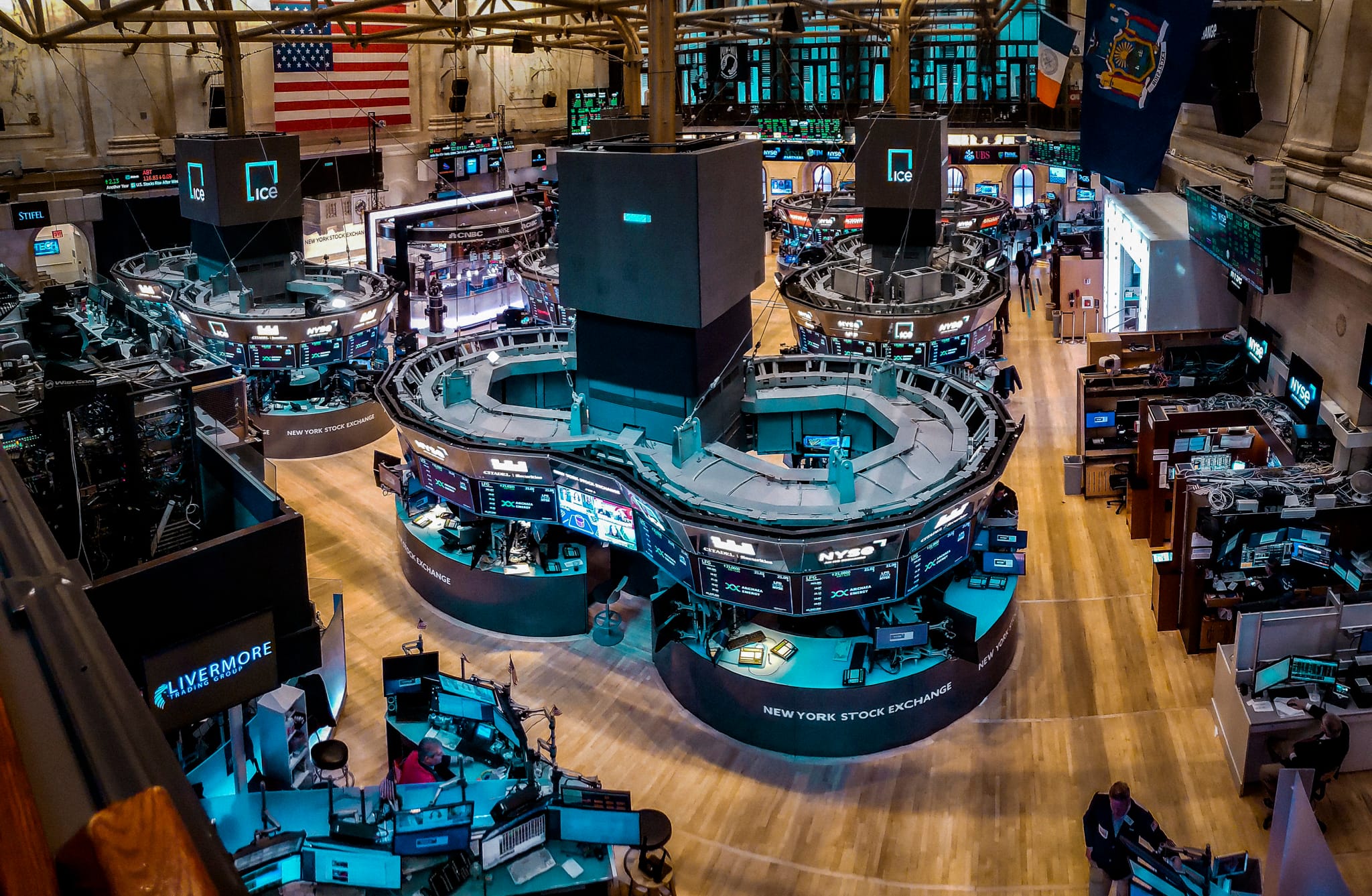 Wall Street - budynek giełdy od środka