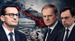 Premier Morawiecki, Premier Donald Tusk i Andrzej Domański