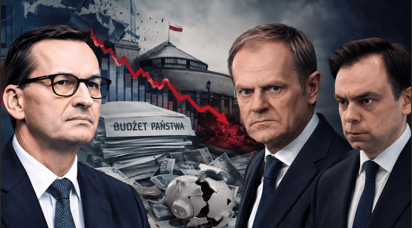Premier Morawiecki, Premier Donald Tusk i Andrzej Domański